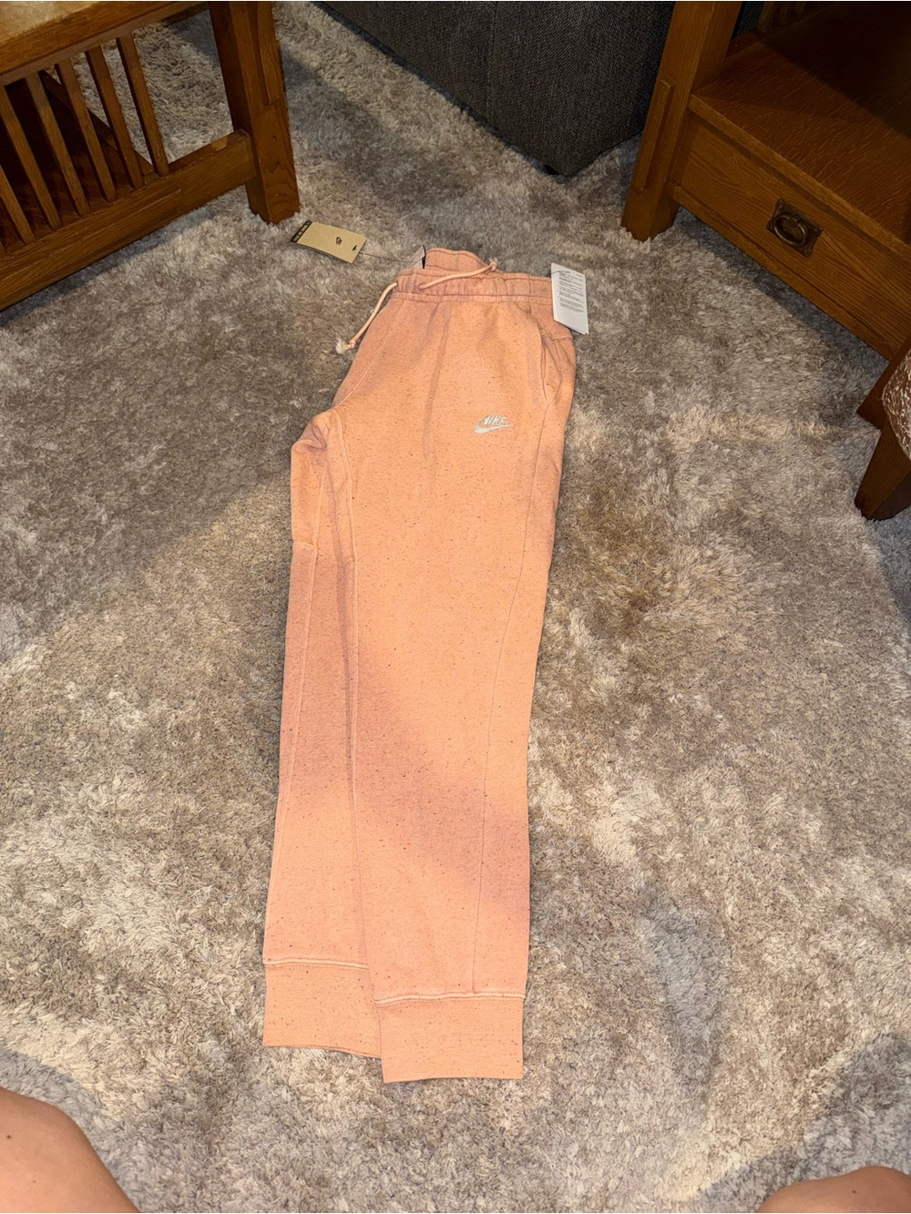 Nike Peach Speckle Jogger Sweatpants
